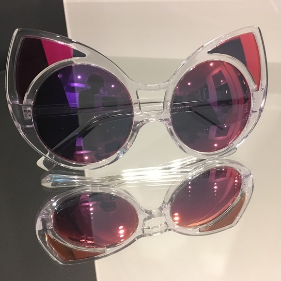 Linda Farrow - Khaleda Rajab + Fahad Almarzoug cat eye sunglasses - Picture 2 of 5